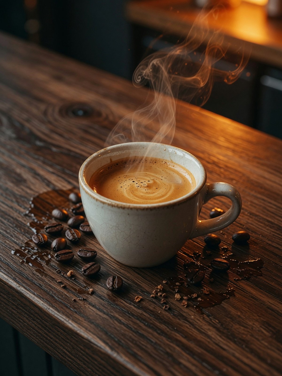 Espresso sa zlatnom cremom